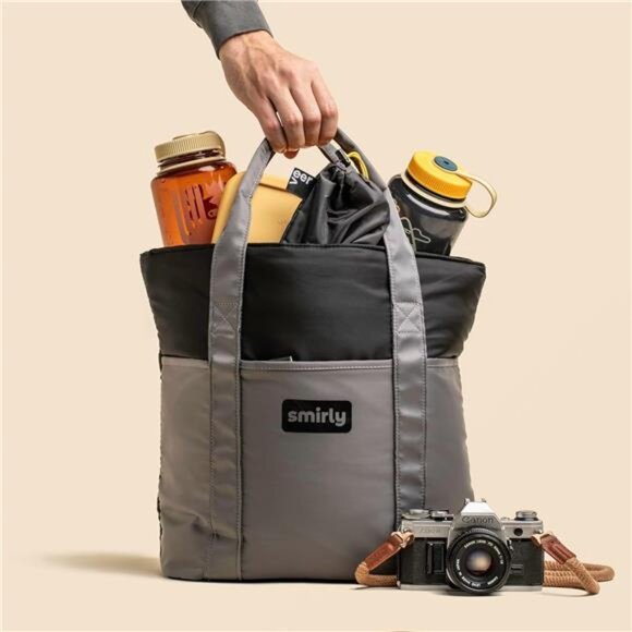 Large Insulated Cooler Bag, Thermal Insulated Grocery Bags, Collapsible - Picture 6 of 7